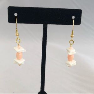 Handmade glass bead earrings